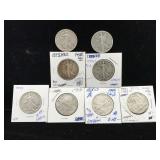 8-Walking Liberty Half Dollars