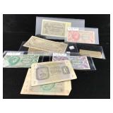 Bag of Old Foreign Currency