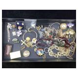 Bag of costume jewelry