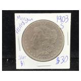 1903-s Silver Morgan dollar