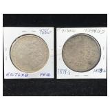 2-1886-1878-s Silver Morgan dollar