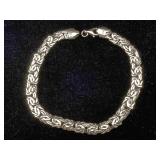 14K Gold Bracelet 9 g 10"