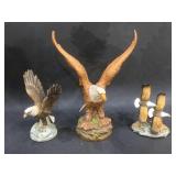 Ceramic Eagle Figurines