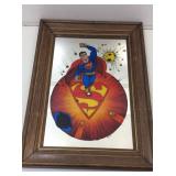 Vintage Superman Wall Mirror. August 78. 17x23
