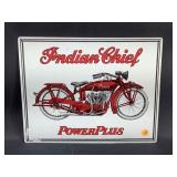 Indian Chief Motorcycle Advertising Metal Sign