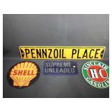 Gas & Oil Related Advertising Signs