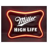 Miller High Life Electric Advertising Sign 24x19