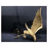 Metal Eagle Sculptures.