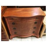 Solid wood small dresser, approx 25x18x33 inches