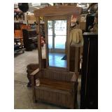 RC Willey sedona Hall tree, approx 37x76 inches