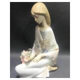 Lladro 7607 Cancion de Primavere Porcelain