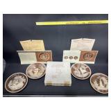 Assorted Cameo Incolay Collectors Plates From the