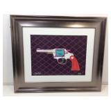 Signed Enhanced Pop Art Print 25x21