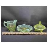 Assorted Vaseline Glass