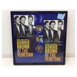 Gordie Brown Autographed Collage 11x11