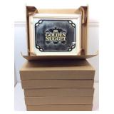 6 Genuine Golden Nugget Wall Mirrors. 15x13.