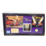 ZZ Top Autographed Collage. 17x9