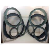 Property Brothers Decor. Pair of Metal Wall