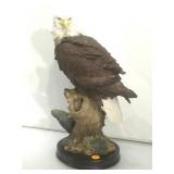 15in H Resin Eagle Sculpture