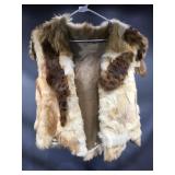Genuine Fur Vest. Sz Small