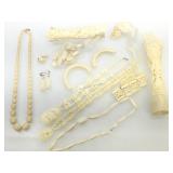 Carved Bone Jewelry and More