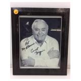 Autographed Ernest Borgnine 8x10 Dedicated B&W