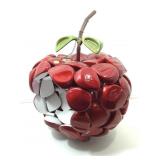 Signed Apple Sculpture by On Tour Made From