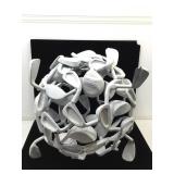 Golf Ball Sculpture Side Table by On Tour Made