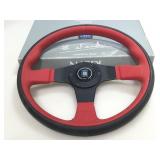 Nardi Torino Twin Line Steering Wheel Black/Red