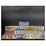 Assorted License Plates