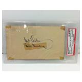 Signed Hank Greenberg PSA/DNA Certified Cased