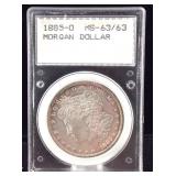 1885 O Silver Morgan dollar MS
