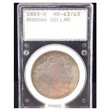 1883 O Silver Morgan dollar MS