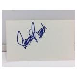 Signed Johnny Bench JSA Certified Index Card
