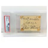 Signed Eddie Collins PSA/DNA Certified Cased