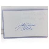 Signed John James (1961 Yankees)  PSA/DNA