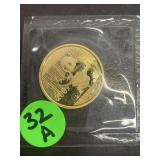 999 Gold Panda 15g gold coin