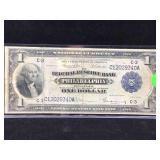 National Currency $1 Note 1914 Philadelphia