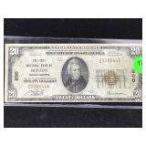 National Currency $20 Note 1929 Boston
