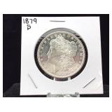 1879 S Silver morgan dollar Mint state