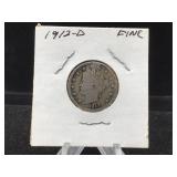 1912 D RARE V Nickle