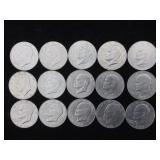 15 collectible IKE dollars