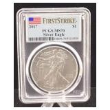 2017 PCGS First Strike MS-70 American Eagle with