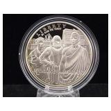 2007 Jamestown Comm. Silver Proof Dollar with Box