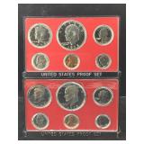 2- US coin proof sets 1970