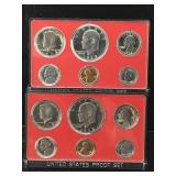 2- US coin proof sets 1970