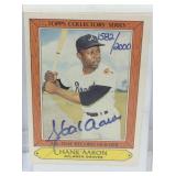 Signed Hank Aaron JSA Certified LE Numbered