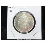 1879 S Silver morgan dollar Mint state
