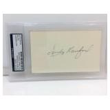 Signed Sandy Koufax PSA/DNA Certified Cased Index