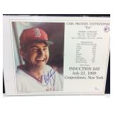 Signed Carl Michael Yastrezemski (Yaz) Certified